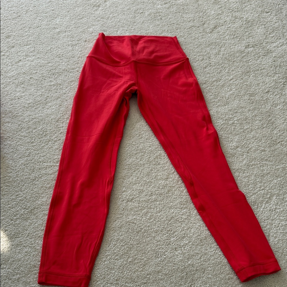 lululemon athletica Women’s Red Leggings
